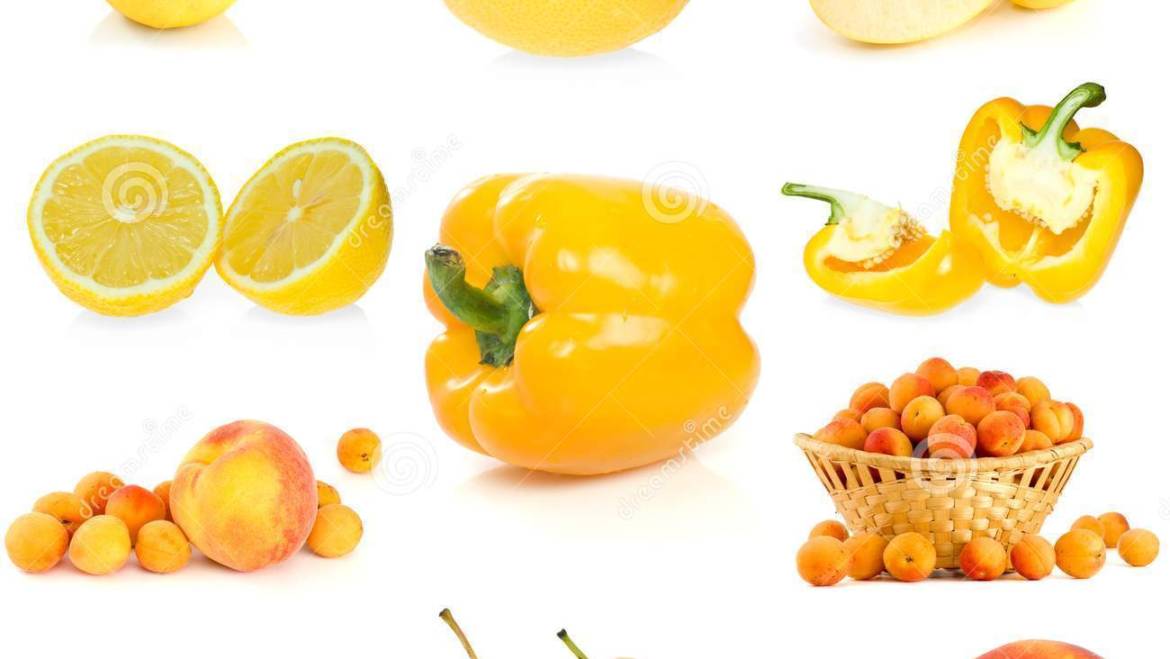 Żółte/pomarańczowe warzywa i owoce